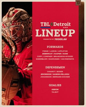 Image post by @DetroitRedWings on Twitter