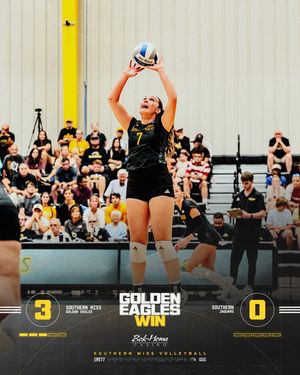 Image post by @southernmissvball on Instagram