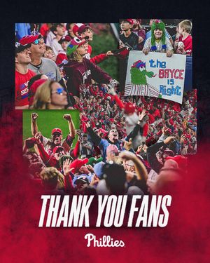 Image post by @Phillies on Twitter