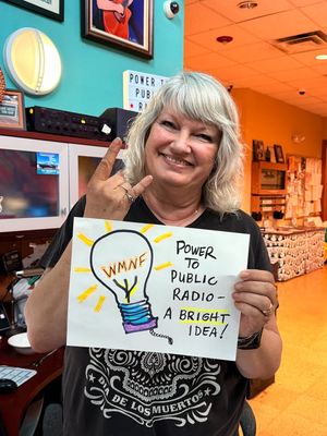 Image post by @WMNFCommunityRadio on Facebook