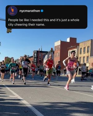 Image post by @nycmarathon on Instagram