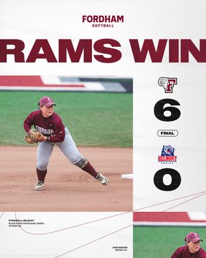 Image post by @fordham_softball on Instagram