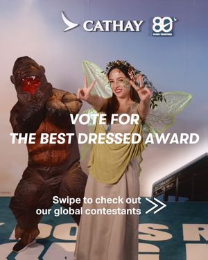 Image post by @cathaypacific on Instagram