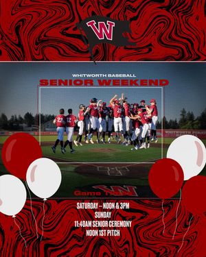 Image post by @whitworthbaseball on Instagram