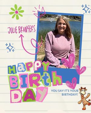 Image post by @juliebrangersjonesauthor on Facebook