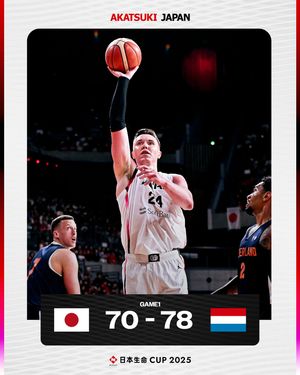 Image post by @japan_basketball on Instagram