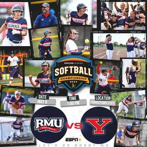Image post by @RMUAthletics on Facebook