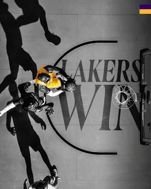 Image post by @lakers on Instagram