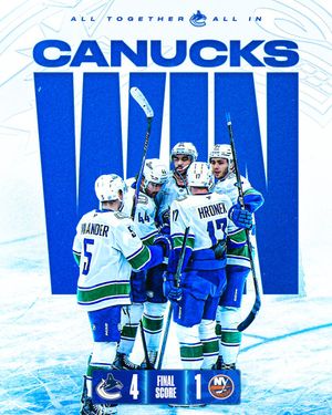 Image post by @Canucks on Twitter