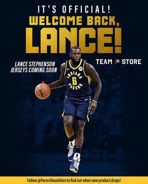 Image post by @pacersteamstore on Instagram