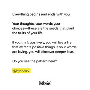 Image post by @melrobbins on Instagram