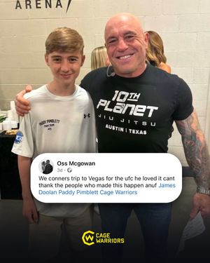 Image post by @cagewarriors on Instagram