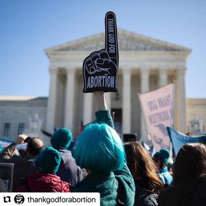 Image post by @shoutyourabortion on Instagram