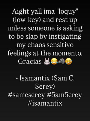 Image post by @isamantix on Instagram