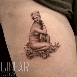 Image post by @christina.lineartattoo on Instagram
