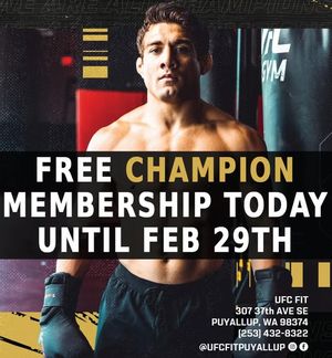 Image post by @UFCFITPuyallup on Facebook