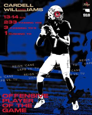 Image post by @tulsa_football on Instagram