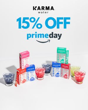 Image post by @drinkkarmawater on Instagram