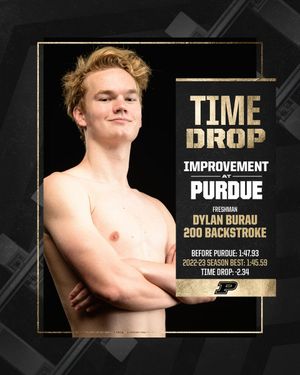 Image post by @PurdueMSwimDive on Twitter