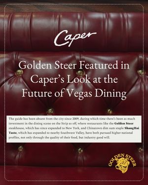 Image post by @goldensteerlv on Instagram