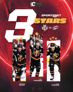 Image post by @NHLFlames on Twitter