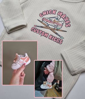 Image post by @chickmakescustomkicks on Instagram