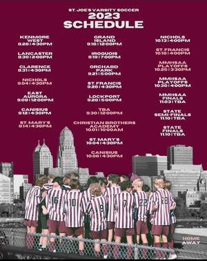 Image post by @StJoesSoccer on Twitter