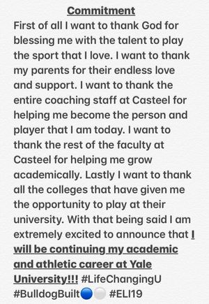 Image post by @CoachBabcock_ on Twitter