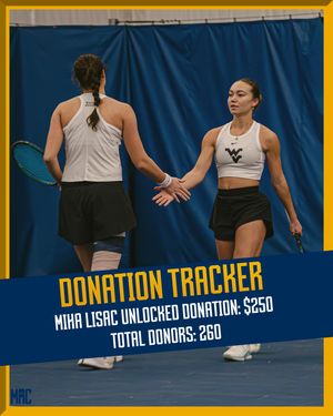Image post by @wvutennis on Instagram