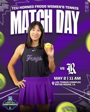 Image post by @tcuwomenstennis on Instagram