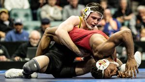 Image post by @MizzouWrestling on Twitter