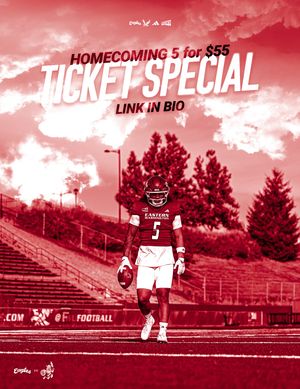 Image post by @ewu_football on Instagram