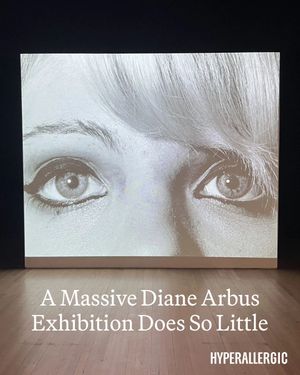 Image post by @hyperallergic on Instagram