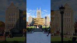 Video post by @bostoncollege on YouTube