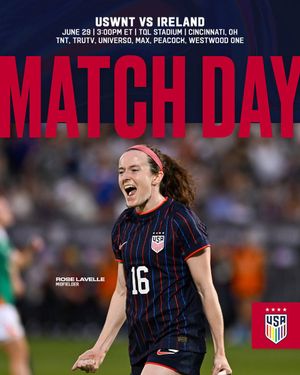 Image post by @USWNT on Twitter