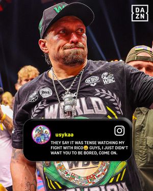 Image post by @daznboxing on Instagram