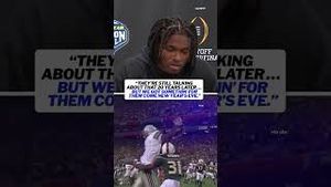 Video post by @cbssportscfb on YouTube