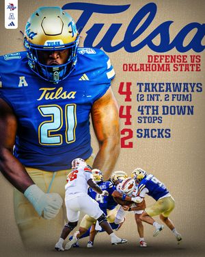Image post by @tulsa_football on Instagram