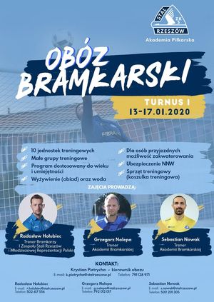 Image post by @akademiapilkarskastalrzeszow on Facebook