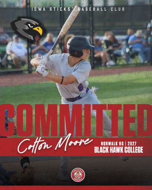 Image post by @iowasticksbaseball on Instagram