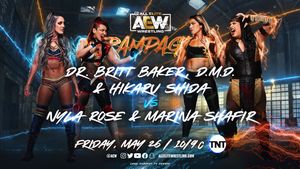 Image post by @AEW on Twitter