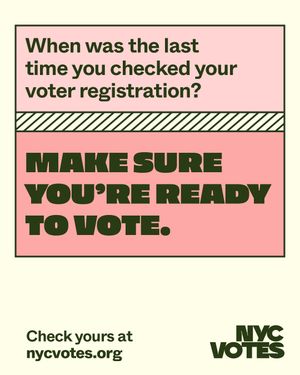 Image post by @nycvotes on Instagram
