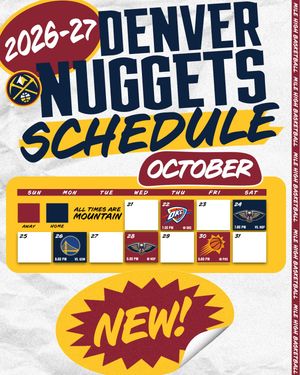 Image post by @nuggets on Instagram