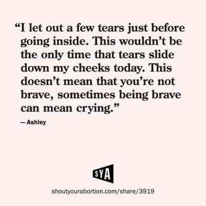 Image post by @shoutyourabortion on Instagram