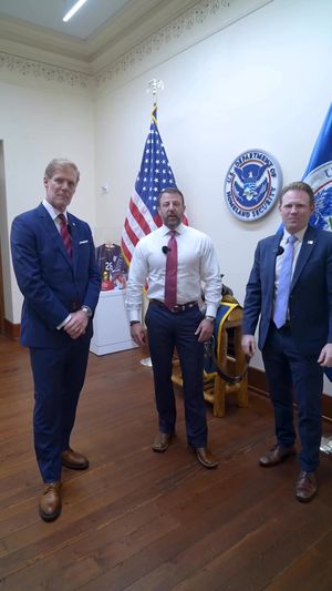 Video post by @secretarymullin on Facebook