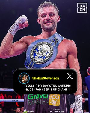 Image post by @daznboxing on Instagram