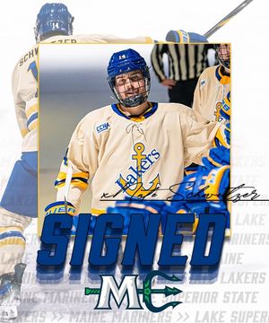 Image post by @lakestatehockey on Instagram