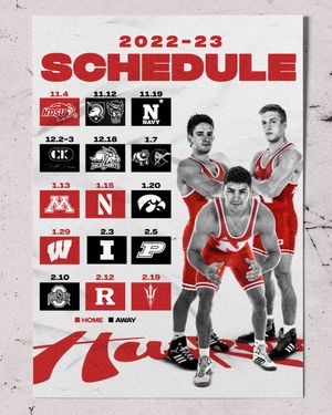 Image post by @HuskerWrestling on Twitter