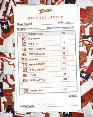 Image post by @texasbaseball on Instagram