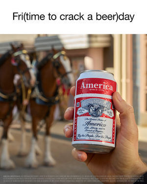 Image post by @budweiserusa on Instagram